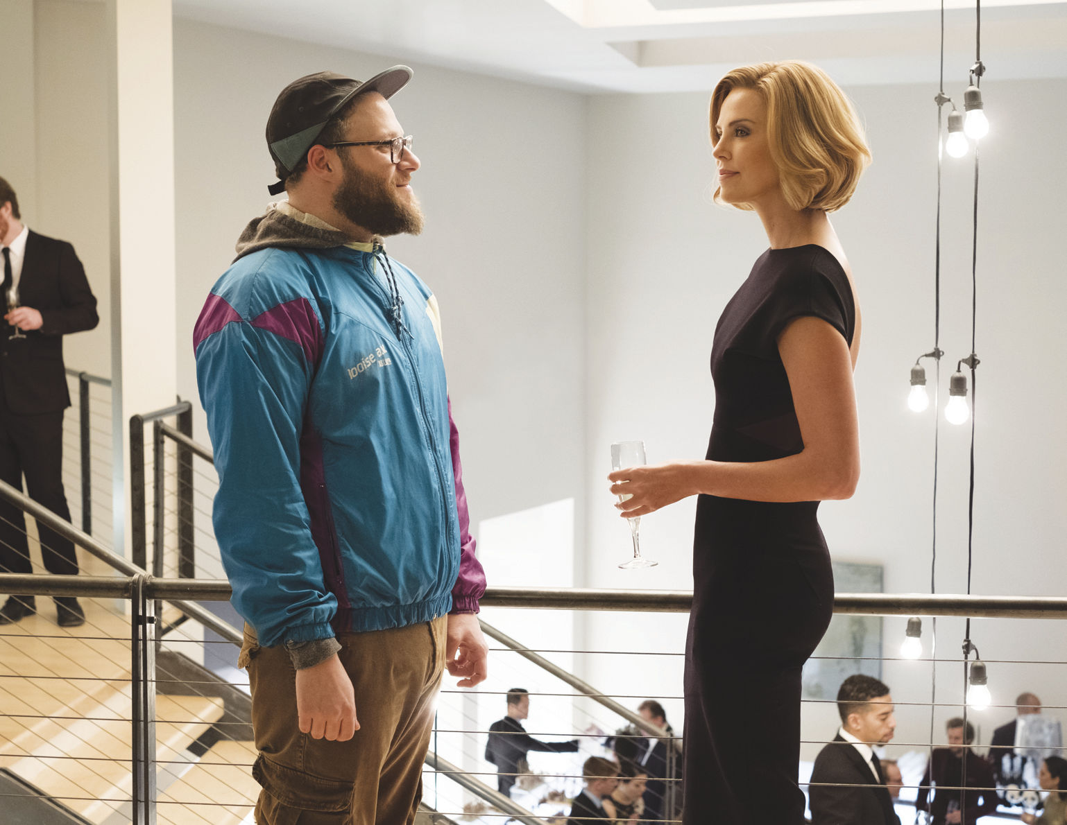Long Shot-Seth Rogen and Charlize Theron